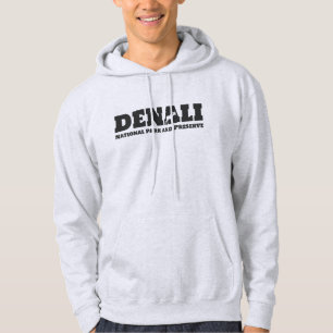 Sudadera Bienvenidos a Alaska. Denali - Logotipo negro