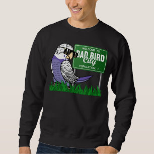Sudadera Bienvenidos A Bad Bird City I Violet Budgie Budger