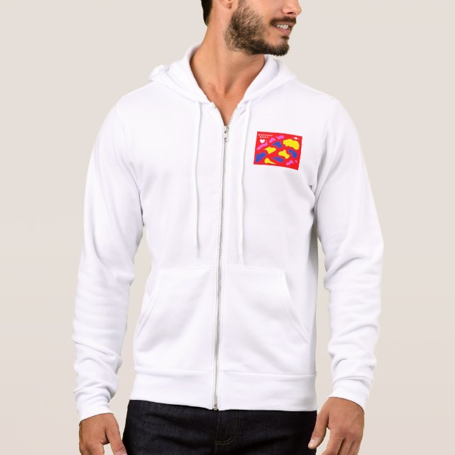 SUDADERA BIENVENIDOS A CASA PARA LOS SERES QUERIDOS Y LOS L (Anverso)