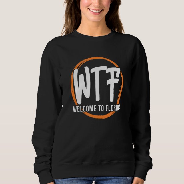Sudadera Bienvenidos A Florida Viajes Turísticos De Vacacio (Anverso)