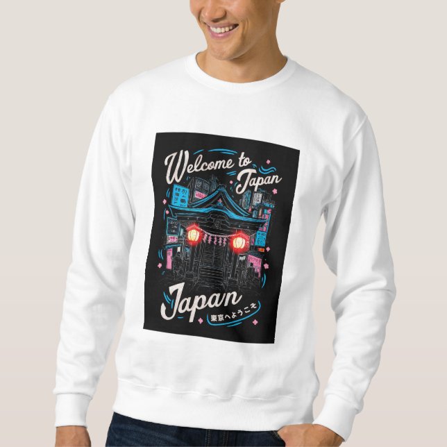 Sudadera Bienvenidos A Japón, Bienvenidos A Tokio (Anverso)