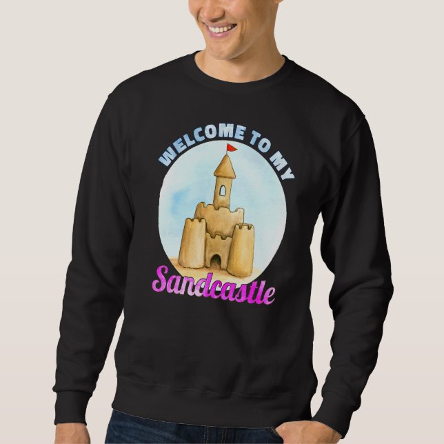 Sudadera Bienvenidos A Mis Castillos De Sandcastle (Anverso)