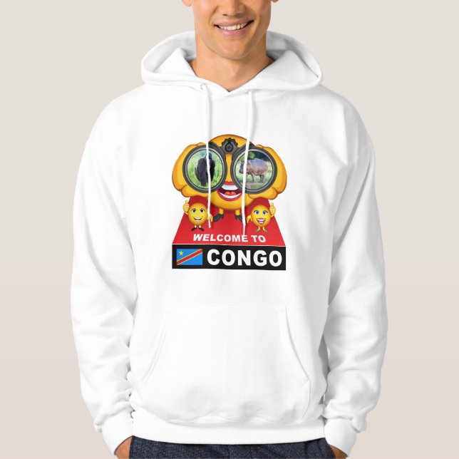 Sudadera Bienvenidos al Congo (Anverso)