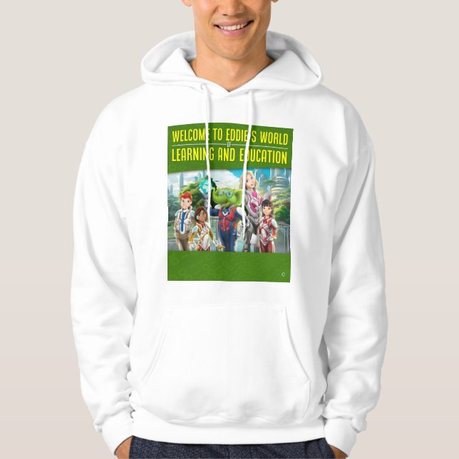 Sudadera Bienvenidos al mundo del aprendizaje y la educació (Anverso)