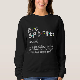 Sudadera Big Bro Invitación del bebé definición niño mayor
