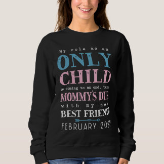 Sudadera Big Bro Sis Kids Only Child Expiring February 2023