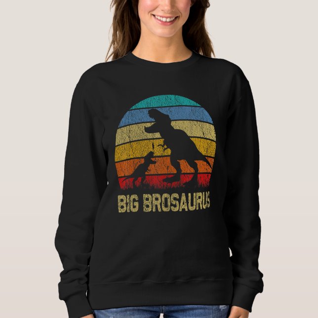 Sudadera Big BroSaurus T Rex Dinosaur Gran Hermano Saurus F (Anverso)