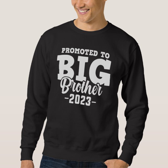 Sudadera Big Brother 2023 For Toddler Youth Pregnancy Annou (Anverso)