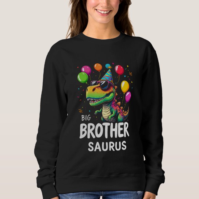 Sudadera Big Brother Saurus Playful Dinosaur (Anverso)