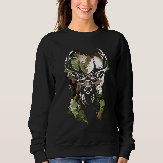Sudadera Big Buck Camo para los cazadores (Anverso)
