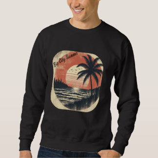 Sudadera Big City Summer Sunshine Beach Tropical Retro Vibe