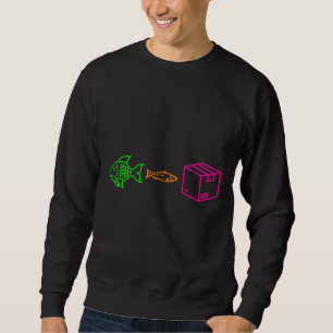 Sudadera Big Fish Little Fish Cardboard Box Neon