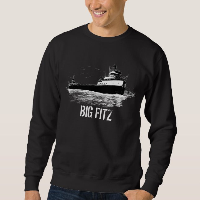 Sudadera "BIG FITZ" ~ El famoso Edmund Fitzgerald (Anverso)