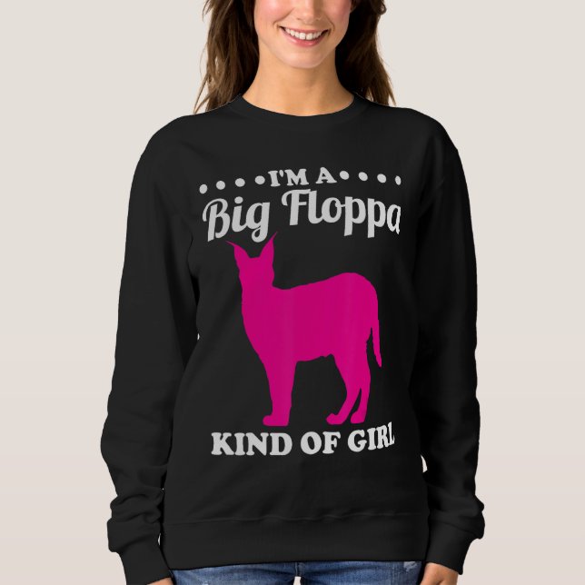 Sudadera Big Floppa Caracal Cat Meme I'm A Big Floppa Kind  (Anverso)