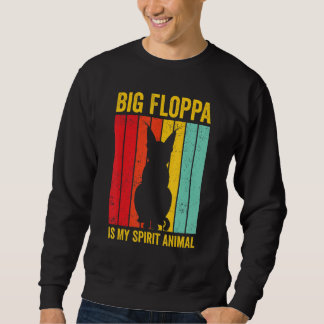 Sudadera Big Floppa Caracal Retro Big Floppa Is My Spirit A