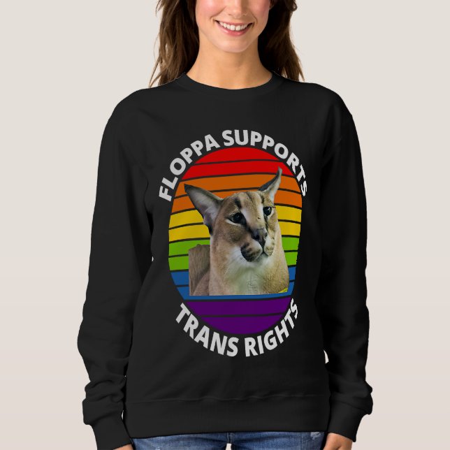Sudadera Big Floppa My Beloved Caracal Cat Meme (Anverso)