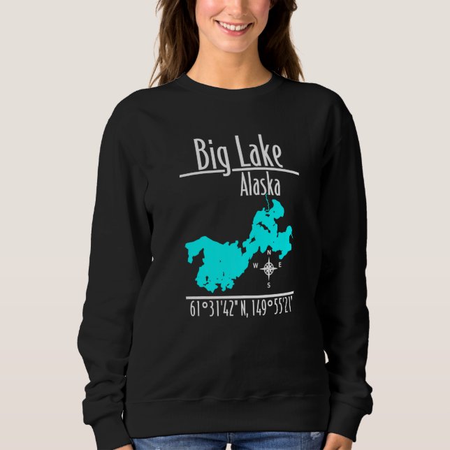 Sudadera Big Lake - Alaska Premium (Anverso)