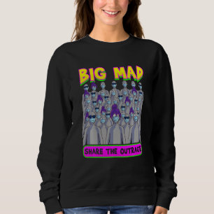 Sudadera Big Mad Npc Meme Gray People Face Mask Meme