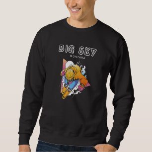 Sudadera Big Sky Montana USA Retro Ski