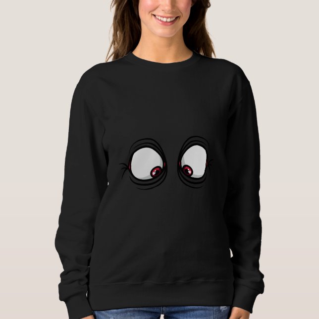 Sudadera Big Squinting Eyes Grimace (Anverso)
