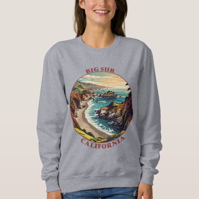 Sudadera Big Sur California EE.UU. (Anverso)