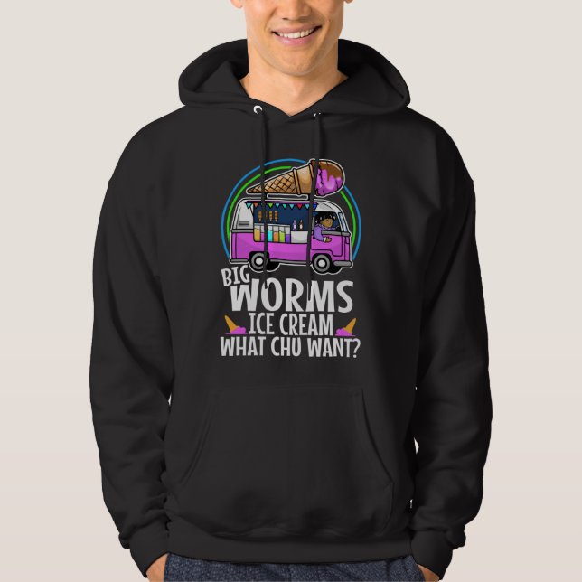 Sudadera Big worms ice cream truck  3 (Anverso)
