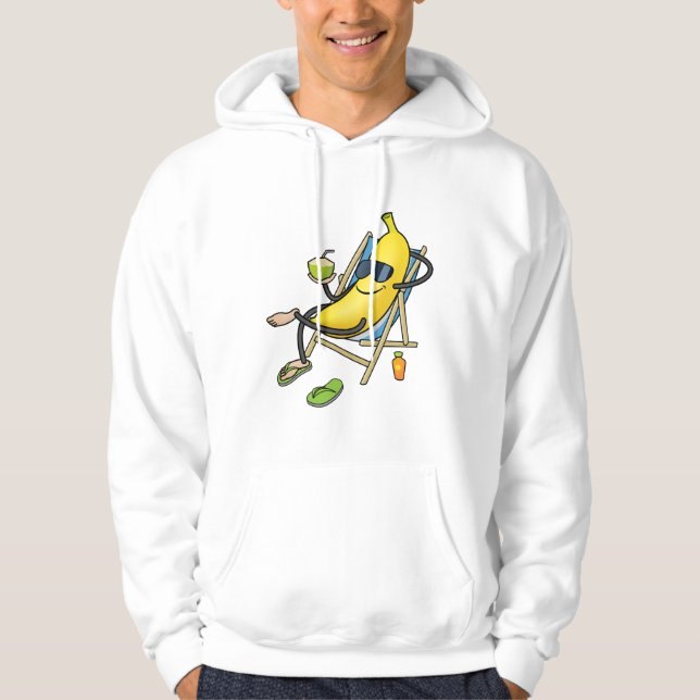 Sudadera Big Yellow Sunbathing Banana (Anverso)