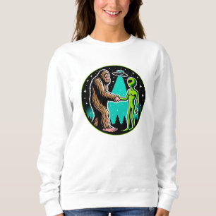 Sudadera Bigfoot Alien Alliance - Funny Scifi Cryptid
