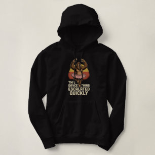 Sudadera Bigfoot Bailando Esto de Bailar se Intensificó Ráp