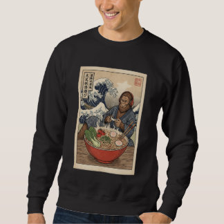 Sudadera Bigfoot Cute Kawaii Japanese Gamer Funny Ramen Ret