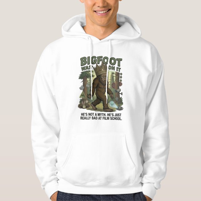 Sudadera "Bigfoot: Desertor de la Escuela de Cine" (Anverso)