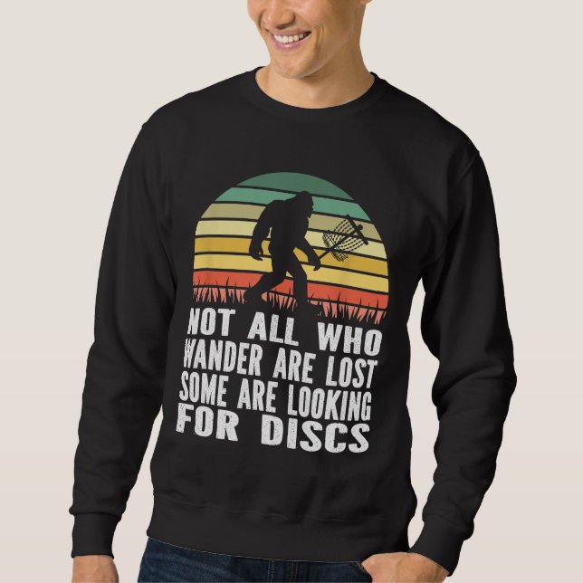 Sudadera Bigfoot Disk Golf Sasquatch Yeti Frisbee Golf (Anverso)