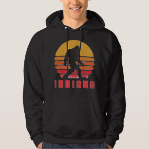 Sudadera Bigfoot Indiana State Sasquatch Yeti Hunter Bigfoo