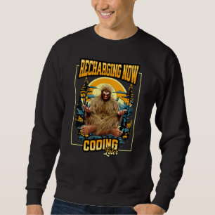 Sudadera Bigfoot Programador Divertido Codificando Más Tard