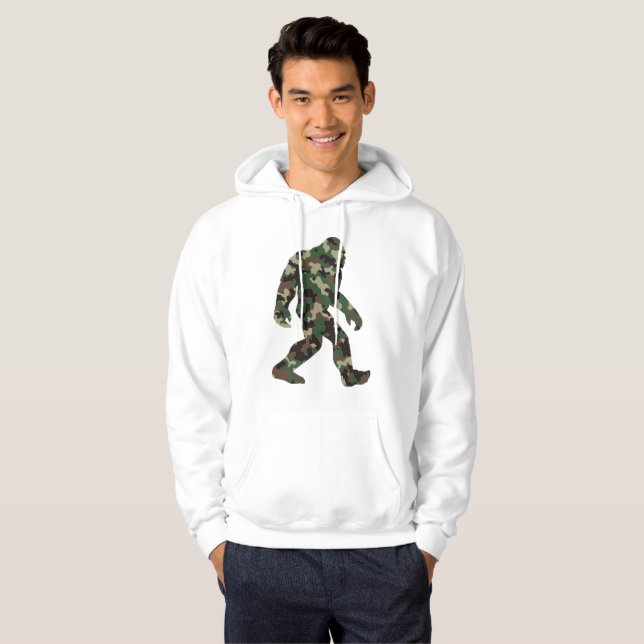 Sudadera Bigfoot Sasquatch Camo (Anverso completo)