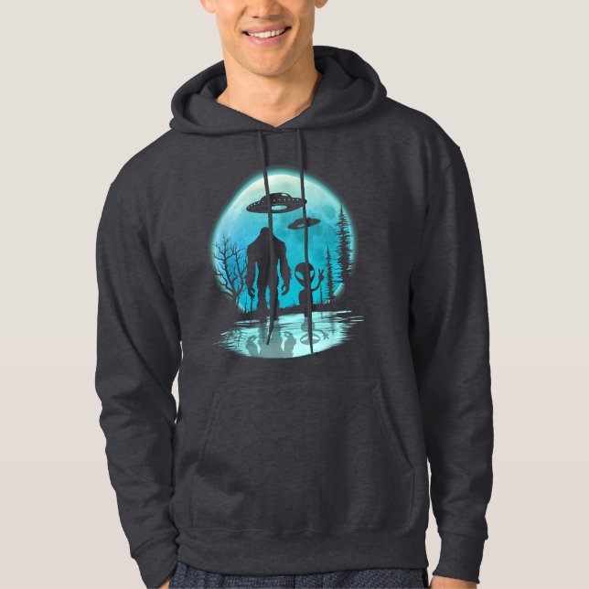 Sudadera Bigfoot UFO Alien (Anverso)