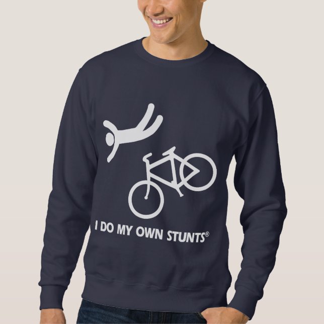 Sudadera Bike My Own Stunts (Anverso)