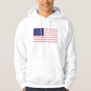 Sudadera Biker BMX en bandera estadounidense