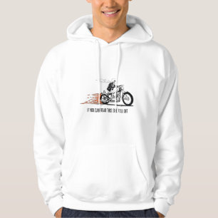 Sudadera Biker Humor Motocicleta Skeleton Rider Tee