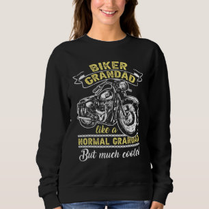 Sudadera Biker Moto Bicicleta Abuelo normal pero más frío