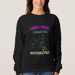 Sudadera Biker no ronco sueño que soy moto