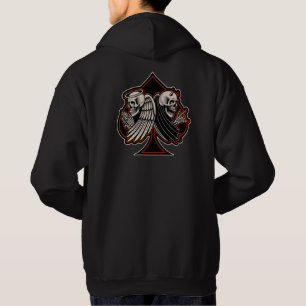 Sudadera Biker Santo o Pecador As de Espadas Old School 