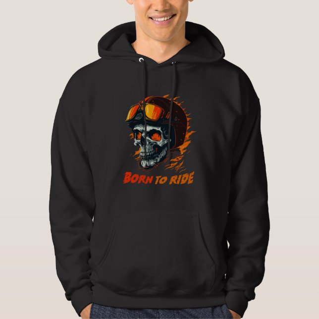 Sudadera Biker Skeleton Mystic Death Bone (Anverso)