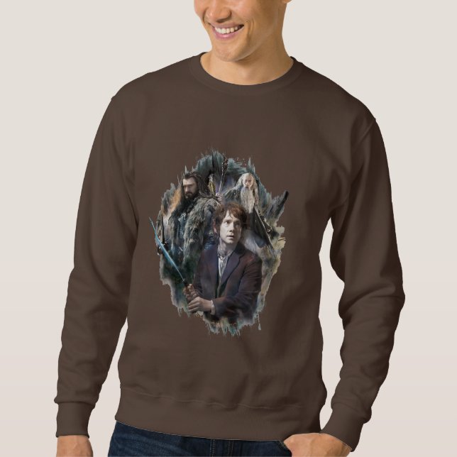 Sudadera BILBO BAGGINS™, Thorin y Gandalf (Anverso)