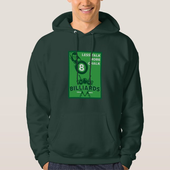 Sudadera Billares de Bolsillo Vintage (Anverso)