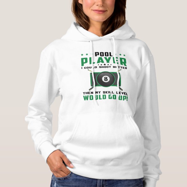 Sudadera Billiard 8 Ball Billiards Gift Idea (Anverso)