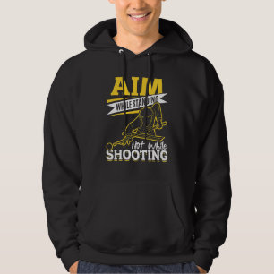 Sudadera Billiard Pool Aim mientras no esté de pie cuando s