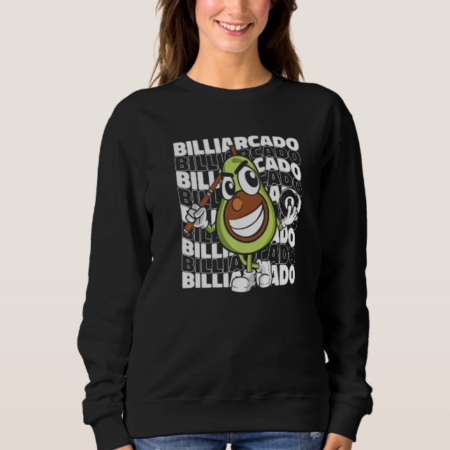 Sudadera Billiardcado  Billiard Player Billard Table 8 Ball (Anverso)