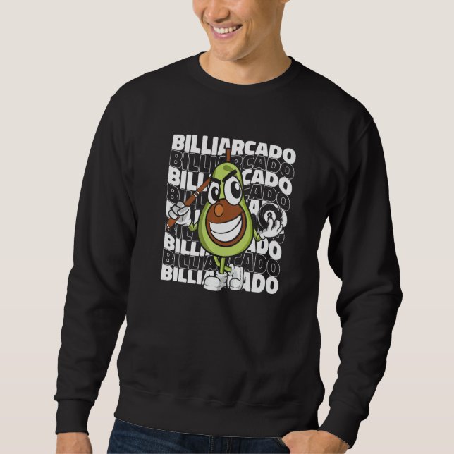 Sudadera Billiardcado  Billiard Player Billard Table 8 Ball (Anverso)