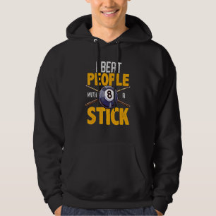 Sudadera Billiards I Bebe A La Gente Con Un Sno De Piscina
